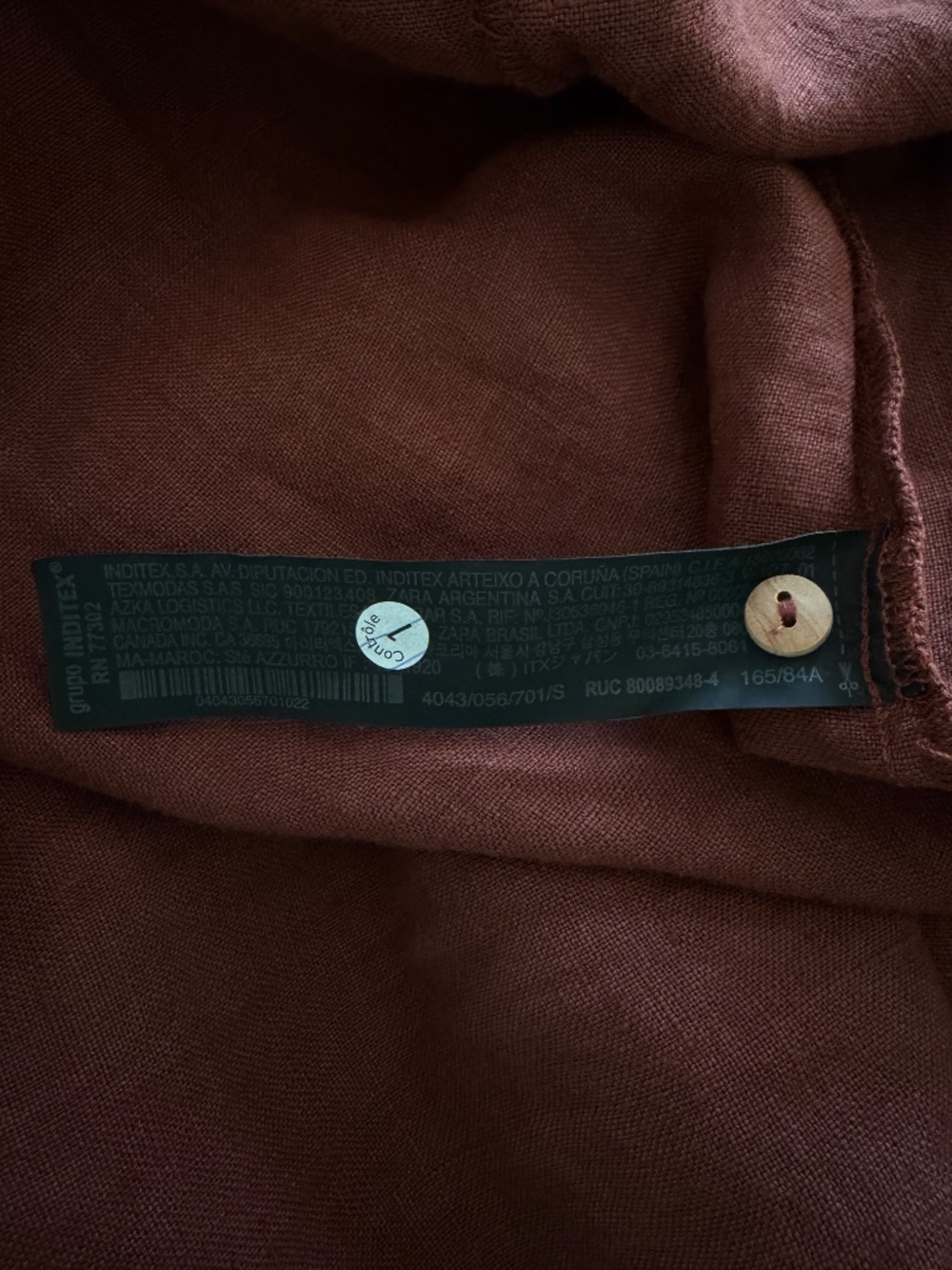 Zara Linen Jumpsuit. - Picture 8 of 10